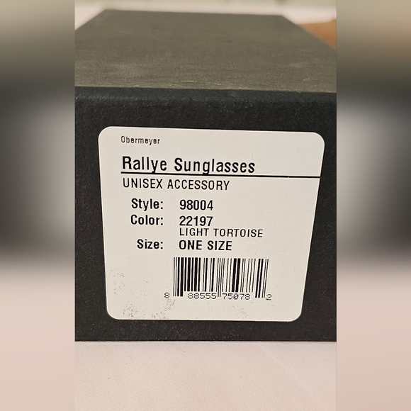 Obermeyer Unisex Rallye Light Tortoise Sunglasses 98004, New - Picture 8 of 8